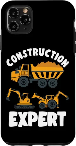 Miniatura 13 de iPhone 13 Pro Max Truck Construction Expert Excavator Digger para niño pequeño caso