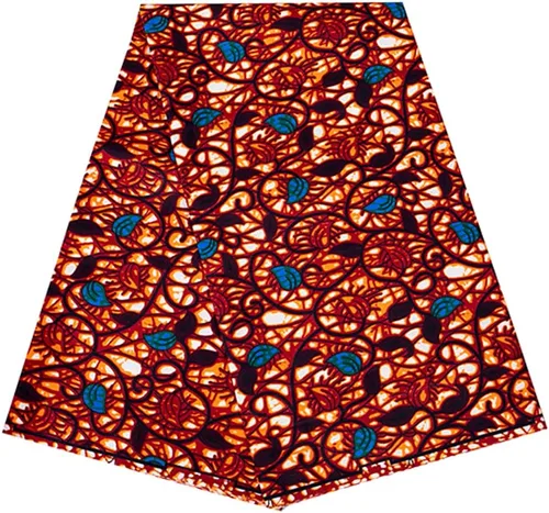 Miniatura 21 de HollandaisWax Tela africana 6 yarda impresa tela africana Ankara tela de cera para vestido de fiesta 6681NEWa
