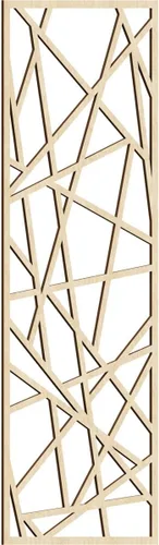 Miniatura 48 de Conway Paneles de pared decorativos de madera con calado, 9 3/8 pulgadas de ancho x 24 3/8 pulgadas de alto x 1/4 de alto, aliso