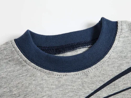 Miniatura 3 de Dolphin&Fish Pijamas para niños de 4 piezas, ropa de dormir de algodón para niños pequeños
