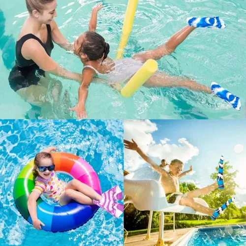 Miniatura 143 de Gugmoy Kids Swim Fins,Comfortable Silicone Flippers for Swimming and Diving,Size Suitable Beginners Kids Girls Boys Adults