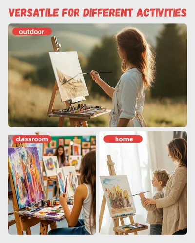 Miniatura 4 de Simetufy Paquete de 96 tableros de lienzo pequeños de 5 x 7 pulgadas, mini paneles de lienzo en blanco, imprimados libres de ácido para pintura al