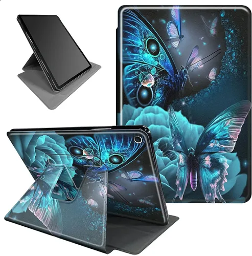 Miniatura 123 de Funda para iPad mini 6 para iPad mini 6ª generación 8.3 pulgadas 2021 360 grados giratorio soporte ligero cubierta inteligente protectora