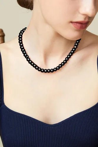 Miniatura 2 de BABEYOND - Collar de perlas redondas de imitación para novias, bodas