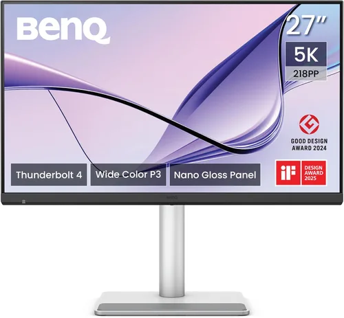 Miniatura 12 de BenQ MA270U Monitor 4K 3840x2160 de 27" para MacBook® Pro/Air, Dual USB-C, entrega de energía de 90 W, combinación de color Mac, concentrador USB