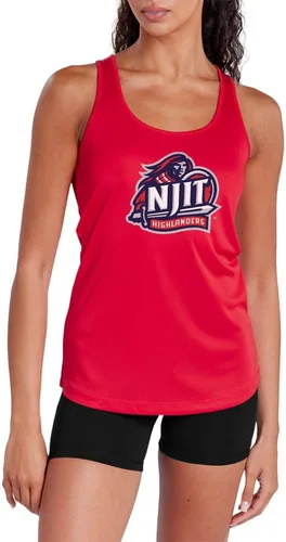 Miniatura 486 de Camiseta deportiva sin mangas oficial de NCAA Collegiate para mujer, con espalda cruzada, colección con logotipo primario