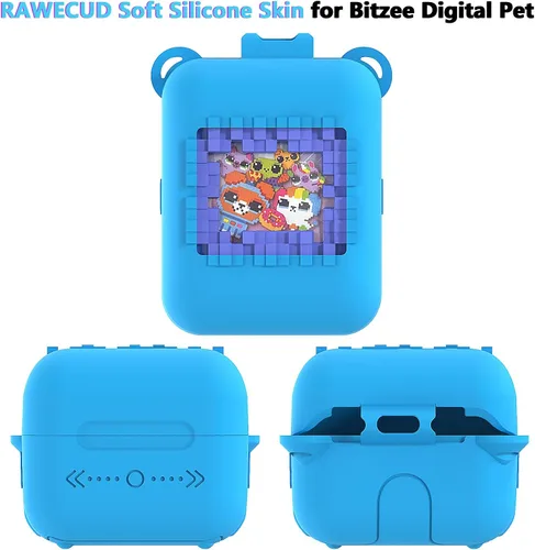 Miniatura 3 de Bitzee - Funda de silicona para Bitzee Original Interactive Toy Digital Pet con 15 animales, cubierta protectora para Bitzee Original Virtual Azul