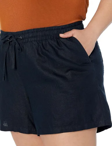 Miniatura 6 de Tienda Essentials Pantalón corto de lino con cordón de 5 pulgadas