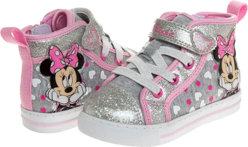 Miniatura 2 de Zapatillas altas de princesa de Disney con Minnie Mouse de Frozen Encanto - Zapatillas de tobillo de Blancanieves Ariel Elsa Maribel Minnie