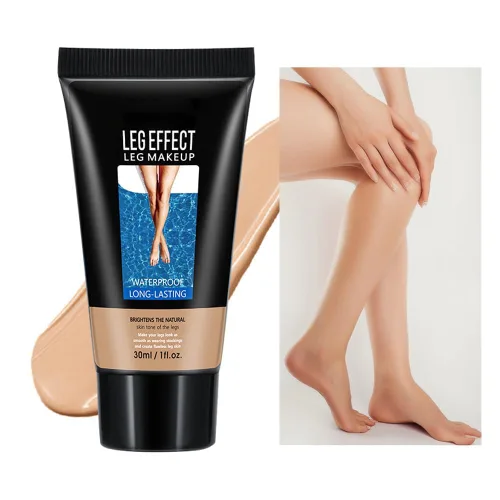 Miniatura 8 de Maquillaje de piernas, bronceador impermeable, loción de base corporal impecable, cobertura de cicatrices de piernas y cuerpo, cobertura de #1