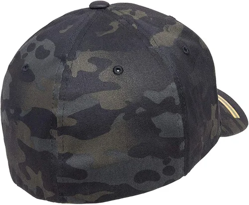Miniatura 3 de Flexfit Multicam - Gorra de béisbol 6 paneles con licencia oficial 2 patrones camuflaje negro o camuflaje verde
