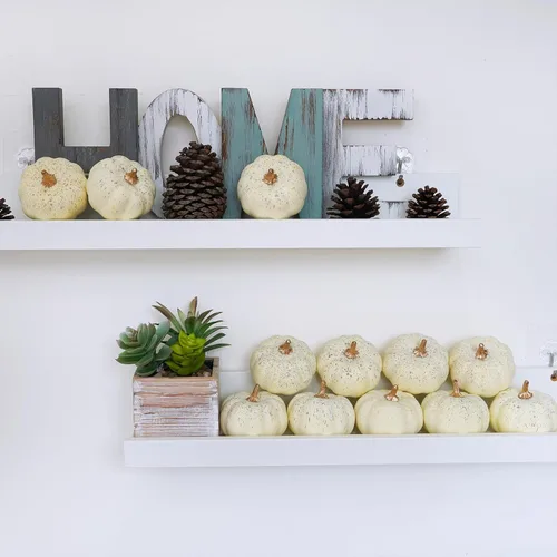 Miniatura 6 de Winlyn 12 calabazas artificiales pequeñas, calabazas decorativas de espuma, para cosecha de otoño, boda, baby shower, Acción de Gracias, Halloween