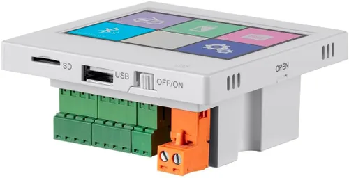 Miniatura 5 de Monoprice Amplificador de música de montaje en pared, 40 vatios, con pantalla táctil Bluetooth 4.1, nivel auxiliar de línea, radio FM y control