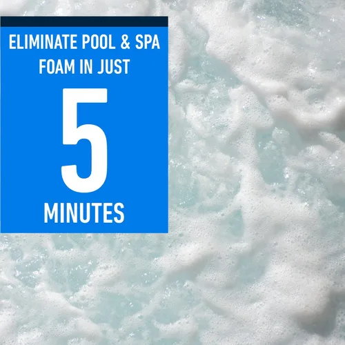Miniatura 3 de Essential Values Antiespumante para bañera de hidromasaje, piscina y spa (32 onzas), elimina rápidamente la espuma sin el uso de productos químicos