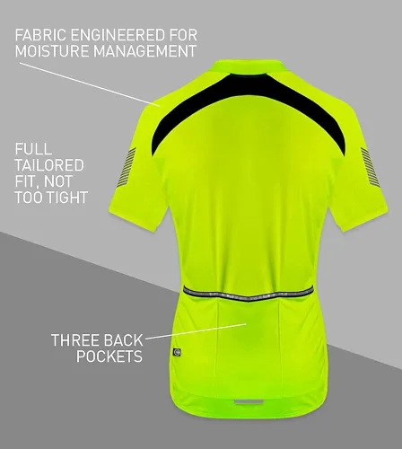 Miniatura 5 de Aero Tech Men's USA Elite Coolmax 3M Reflective USA Cycling Jersey