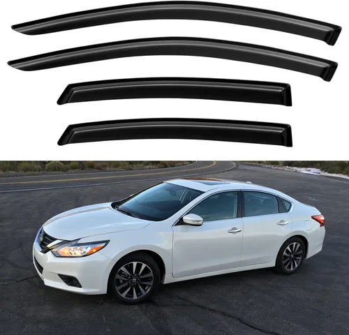 Miniatura 151 de YQAUTEC Viseras de Ventana Protectores de Lluvia para Honda Civic 2022 2023 2024 2025 2026, Deflectores de Viento de Ventilación de Ventana Fuera