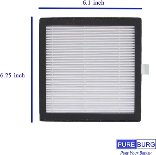 Miniatura 4 de PUREBURG Filtro de repuesto compatible con Afloia AQ8 Q8 y Honati Hysure Q7, Tenergy Sorbi deshumidificador 2 en 1 (33.8 fl oz), paquete de 3 HEPA