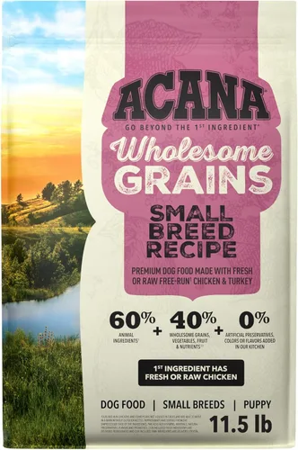 Miniatura 14 de ACANA Granos Integrales Alimento Seco para Perros Carne Roja y Granos Receta de Res, Cerdo y Cordero Bolsa de 4 lb