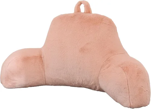 Miniatura 13 de Aimuan Almohada de lectura para descansar en la cama, almohada grande para adultos con respaldo y brazos para sentarse en la cama, cojín inclinado