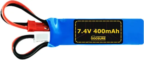 Miniatura 7 de Batería de 7.4V 400mAh 20C compatible con WLtoys P929 P939 K979 K989 K999 K969 RC Racing Truck con cargador USB