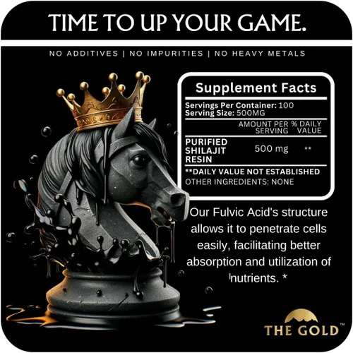 Miniatura 3 de THE GOLD Shilajit - Resina Shilajit Shilajit orgánica pura del Himalaya para hombres y mujeres, prueba de laboratorio en grado de Estados Unidos A+