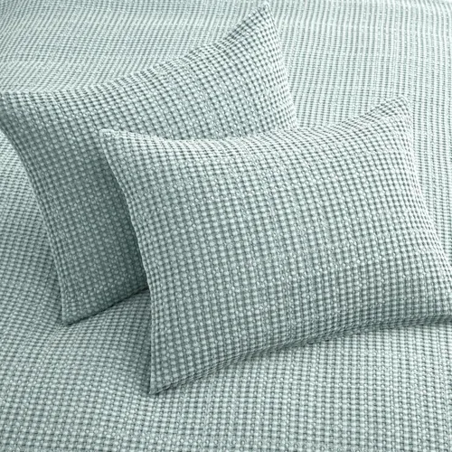 Miniatura 147 de Levtex Home Mills Waffle - Juego de colcha King (122 x 106 pulgadas) con 2 fundas de almohada (36 x 20 pulgadas) - Rubor - Juego de colcha de Blush