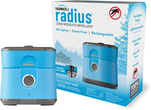 Thermacell Repelente de mosquitos Patio Shield E-Series Repelente recargable; zona de protección contra mosquitos de 10 pies; incluye recambio