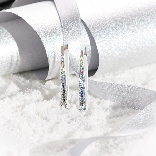 Miniatura 6 de Tweezerman Hollygraphic Micro - Juego de pinzas para cejas para mujeres y hombres