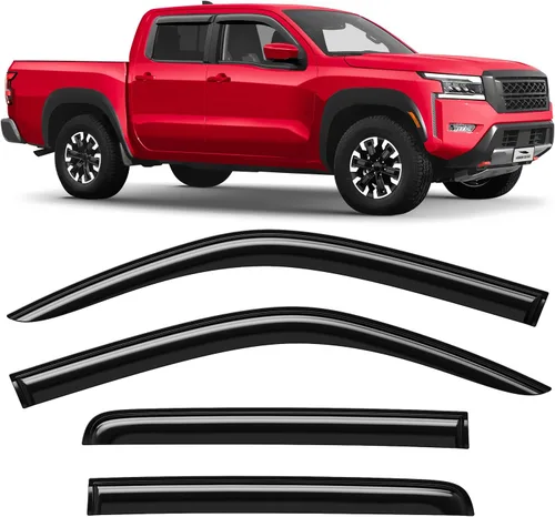 Miniatura 13 de Voron Glass - Protectores de lluvia adhesivos extra duraderos para Honda Civic 2022-2026 Sedan, deflectores de ventana, viseras de ventilación, 6