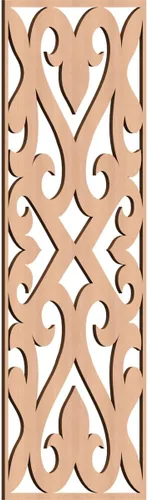 Miniatura 39 de Keene Paneles de pared decorativos de madera con calado, 9 3/8 pulgadas de ancho x 24 3/8 pulgadas de alto x 1/4 de alto, roble rojo rojo (Red Oak)
