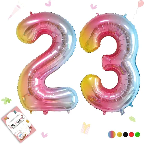 Miniatura 58 de Globos de números de 40 pulgadas del 0 al 9 dorados grandes del número 0, globos digitales para suministros de decoración de celebración de fiesta