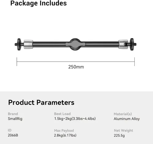 Miniatura 9 de SmallRig Brazo articulado (9.8in) 2066B
