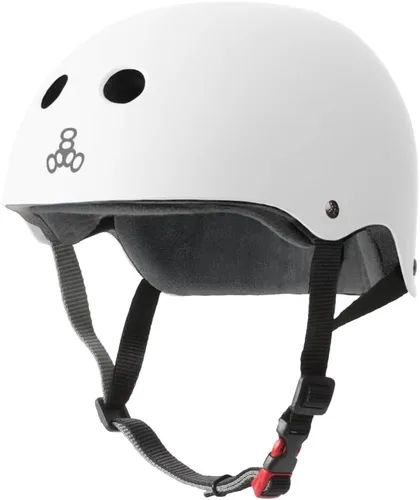 Miniatura 13 de Triple Eight Casco certificado Sweatsaver para patineta, BMX, Roller Derby, patinaje sobre ruedas, patinaje en línea, scooter y bicicleta Carbon