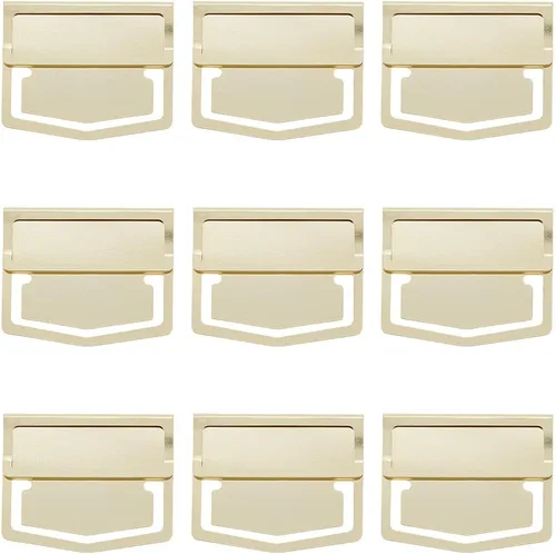 Miniatura 6 de CRASPIRE 14 clips de índice de metal para marcapáginas de 1.1 x 1.4 pulgadas, de acero inoxidable dorado, retro, marcadores de línea de página