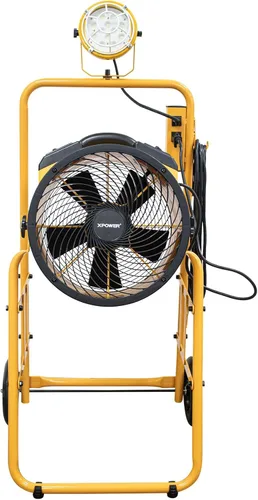 Miniatura 7 de XPOWER Ventilador de muelle FA-300K6 con carro y luz (azul)