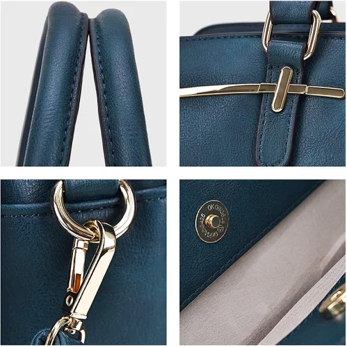 Miniatura 4 de Dasein - Bolsa de mano para mujer con 3 compartimentos