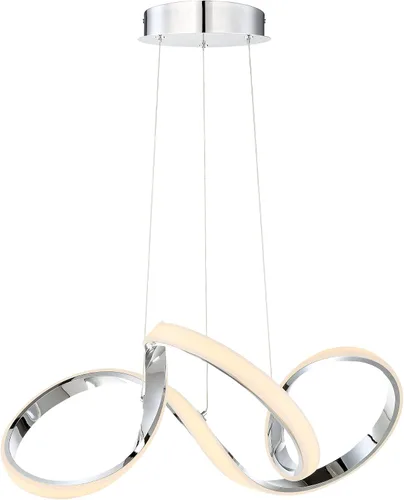 Miniatura 3 de WAC Lighting Colgante LED Vornado 23in 3000K en Cromo Cromado