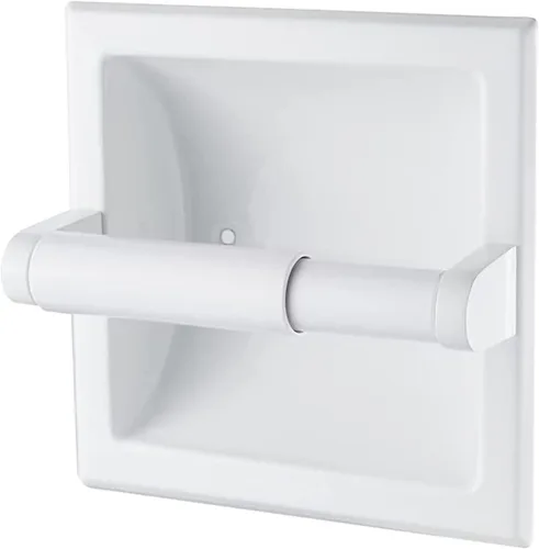 Miniatura 15 de POKIM Soporte de papel higiénico negro mate, soporte de rollo de papel higiénico giratorio de doble poste de acero inoxidable para montaje en pared