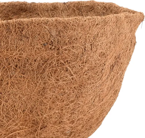 Miniatura 3 de Arcadia Garden Products - Forro de coco extra duradero 1547B de 12 pulgadas para macetas redondas colgantes, forro de repuesto de fibra de coco