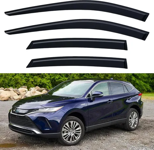 Miniatura 96 de YQAUTEC Viseras de Ventana Protectores de Lluvia para Honda Civic 2022 2023 2024 2025 2026, Deflectores de Viento de Ventilación de Ventana Fuera