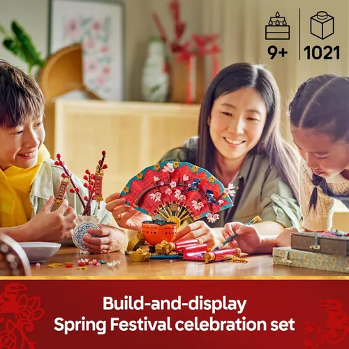 Miniatura 2 de LEGO Festival de Primavera de Buena Fortuna - Juguete de Construcción Educativo y de Aprendizaje - Juguete Festivo Chino para Niños, Niños y Niñas