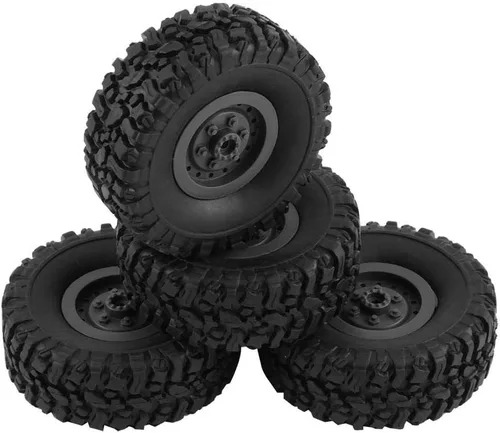 Miniatura 8 de ZJchao Kit de neumáticos de repuesto para chasis de remolque de aceite compatible con WPL/16 B36 B-36 B36K B36KIT Truck Car - Accesorio de piezas