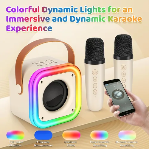 Miniatura 4 de Mini máquina de karaoke para niños, juguetes y regalos para niñas, micrófono inalámbrico de karaoke para niños de 4, 5, 6, 7, 8, 9, 10, 11, 12 años