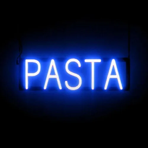 Miniatura 22 de SpellBrite Señal de PHO para restaurantes Señalización LED azul para restaurantes con LED de neón para empresas 13.2 x 6.3 pulgadas