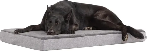 Miniatura 9 de Barkbox Cama ortopédica para perros Cómodo colchón de espuma viscoelástica para alivio de las articulaciones Soporte de cabeza y cuello Espresso