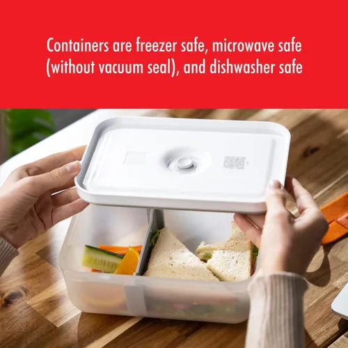 Miniatura 7 de ZWILLING Fresh & Save - Lonchera de plástico hermética, recipiente hermético para almacenamiento de alimentos, contenedor de preparación de comidas