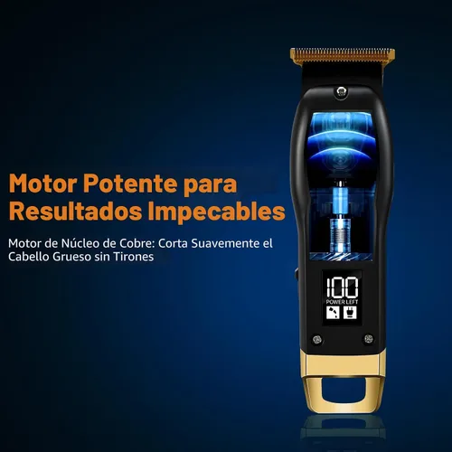 Miniatura 6 de Recortador de Barba Elehomyou para Hombres - Recortadores de Pelo y Navaja Recargables para Hombres, Cortapelos Inalámbrico para Rostro, Cuello