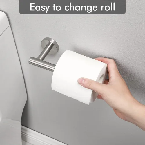 Miniatura 4 de KES A2175-2 SUS304 dispensador de papel higiénico de acero inoxidable para montar en la pared, cepillado, Marrón, 5846661