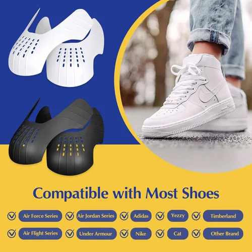 Miniatura 2 de KHG Protector de arrugas para zapatos deportivos, antiarrugas, sin arrugas, protector de inserción de zapatos, tamaño para hombres, mujeres, jóvenes