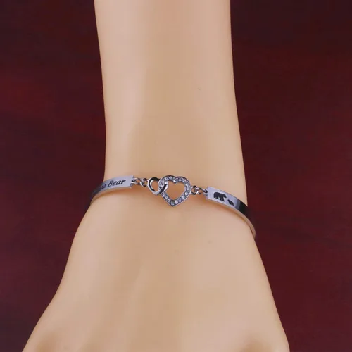 Miniatura 2 de BOSATE - Pulsera de regalo para madre y madre con oso de mamá